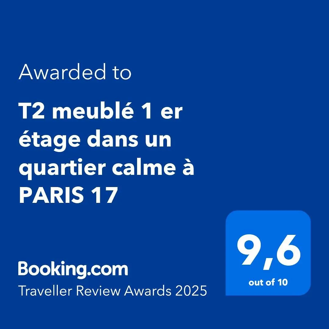 T2 Meuble 1 Er Etage Dans Un Quartier Calme A Paris 17 Apartment